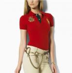 polo ralph lauren tee shirt de femmes couronne red